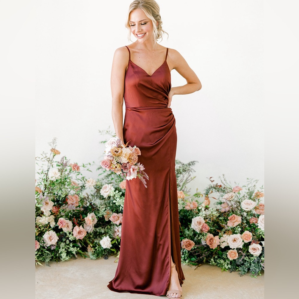 Revelry Rory Terracotta Rust Dress